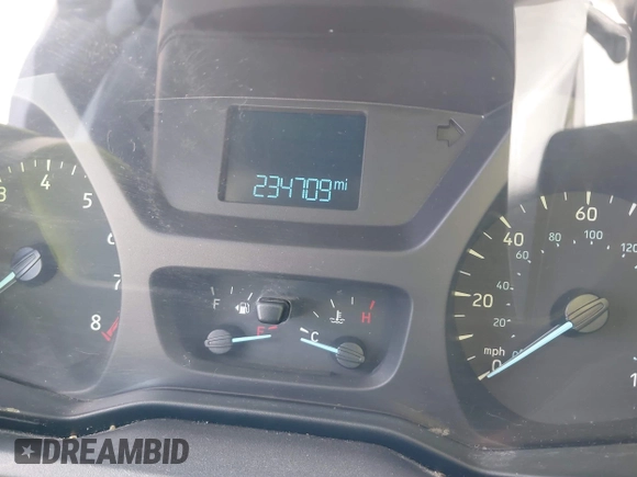 2015 Ford Transit Cargo with VIN 1FTNE1ZM2FKA78621, listed as a IAAI auction lot 41654632 with 234,709 mi miles and . Bid and sale history available at carsss.com. Image 7.