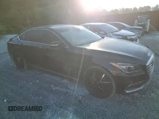 2018 Genesis G80 5.0L Ultimate with VIN KMHGN4JF4JU239874, listed as a Copart auction lot 77763484 with 158,282 mi miles and Clean Title. Bid and sale history available at carsss.com. Image 4.