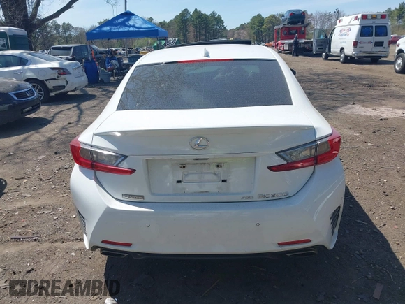 2016 Lexus RC 300 F Sport with VIN JTHSM5BC1G5001154, listed as a IAAI auction lot 42088936 with 77,476 mi miles and . Bid and sale history available at DreamBid. Image 16.