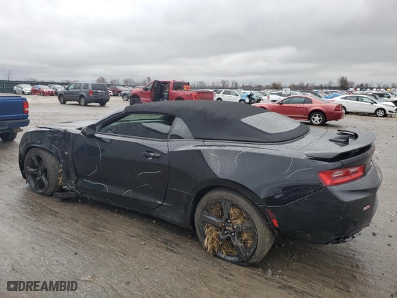 2017 Chevrolet Camaro 2SS with VIN 1G1FH3D75H0106850, listed as a Copart auction lot 85535654 with 0 mi miles and Salvage Title. Bid and sale history available at carsss.com. Image 2.