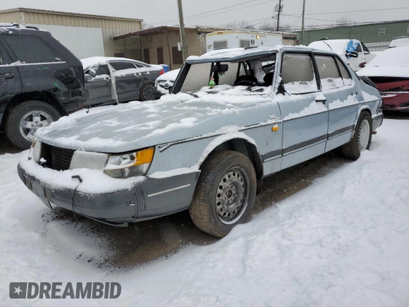 1991 Saab 900 z VIN YS3AK45E3M7000204, wystawiony jako Copart lot #43569965 z przebiegiem 344 784 mil mil oraz Szkoda całkowita • Salvage title. Historia ofert i sprzedaży dostępna na DreamBid. Obrazek 1.