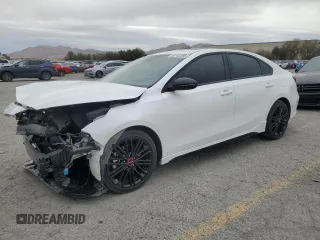 2023 Kia Forte GT with VIN 3KPF44AC4PE556330, listed as a Copart auction lot 48145385 with 14,169 mi miles and Salvage Title. Bid and sale history available at carsss.com. Image 1.