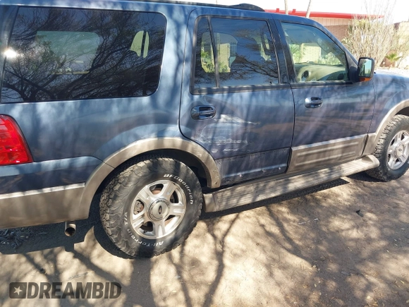 2003 Ford Expedition Eddie Bauer with VIN 1FMFU17LX3LC22998, listed as a IAAI auction lot 42518419 with 161,778 mi miles and . Bid and sale history available at DreamBid. Image 6.