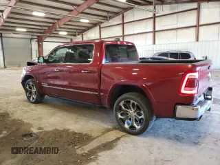 2021 Ram 1500 Limited with VIN 1C6SRFHT9MN501081, listed as a Copart auction lot 56568305 with 201,899 mi miles and Non repairable. Bid and sale history available at DreamBid. Image 2.