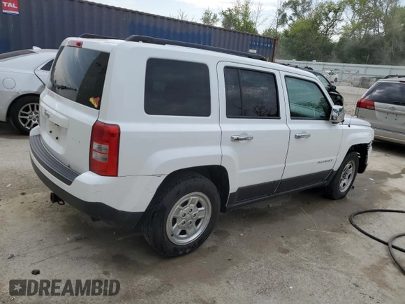 2014 Jeep Patriot Sport with VIN 1C4NJPBA3ED601257, listed as a Copart auction lot 60163155 with 112,958 mi miles and Clean title. Bid and sale history available at DreamBid. Image 3.