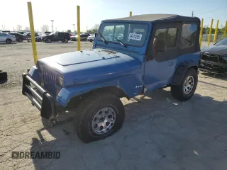 1995 Jeep Wrangler S z VIN 1J4FY19P8SP300768, wystawiony jako Copart lot #54414255 z przebiegiem 199 044 mil mil oraz Szkody całkowita. Historia ofert i sprzedaży dostępna na DreamBid. Obrazek 1.