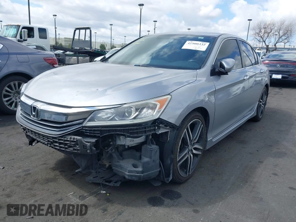 2017 Honda Accord Sedan Sport with VIN 1HGCR2F57HA082818, listed as a IAAI auction lot 41900332 with 169,226 mi miles. Bid and sale history available at carsss.com. Image 20.