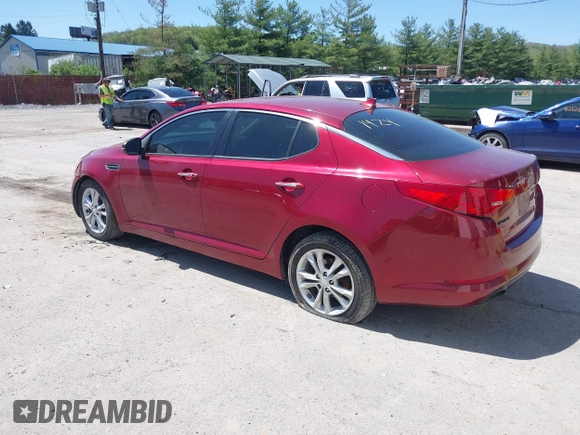 2013 Kia Optima EX with VIN 5XXGN4A70DG161424, listed as a IAAI auction lot 42084131 with 248,358 mi miles. Bid and sale history available at carsss.com. Image 3.
