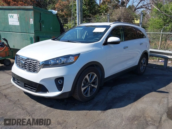 2019 Kia Sorento EX Sport with VIN 5XYPH4A52KG504426, listed as a IAAI auction lot 41868962 with 82,055 mi miles and . Bid and sale history available at DreamBid. Image 2.