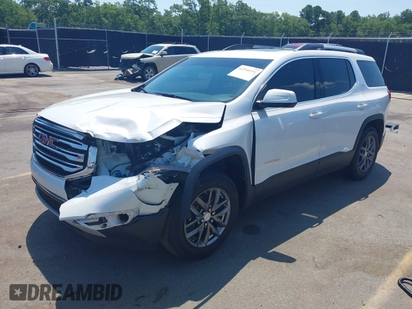2019 GMC Acadia SLT with VIN 1GKKNMLS6KZ105269, listed as a IAAI auction lot 42550191 with 96,843 mi miles and . Bid and sale history available at DreamBid. Image 17.
