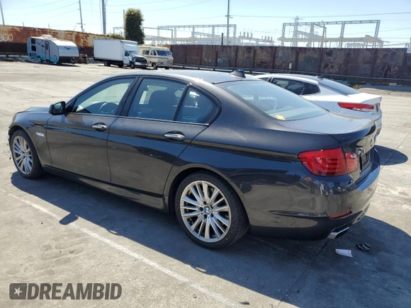 2012 BMW 5 Series 550i with VIN WBAFR9C53CDV58317, listed as a Copart auction lot 48125105 with 94,173 mi miles and Salvage Title. Bid and sale history available at carsss.com. Image 2.