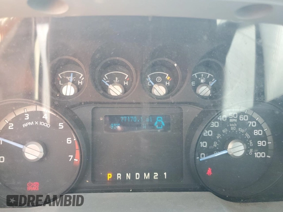 2016 Ford F-250 Lariat with VIN 1FT7W2B61GEB07453, listed as a Copart auction lot 65717235 with 77,170 mi miles and Clean title. Bid and sale history available at DreamBid. Image 9.