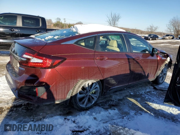 2018 Honda Clarity Plug-In Hybrid with VIN JHMZC5F11JC022972, listed as a Copart auction lot 38949914 with 72,740 mi miles. Bid and sale history available at carsss.com. Image 3.