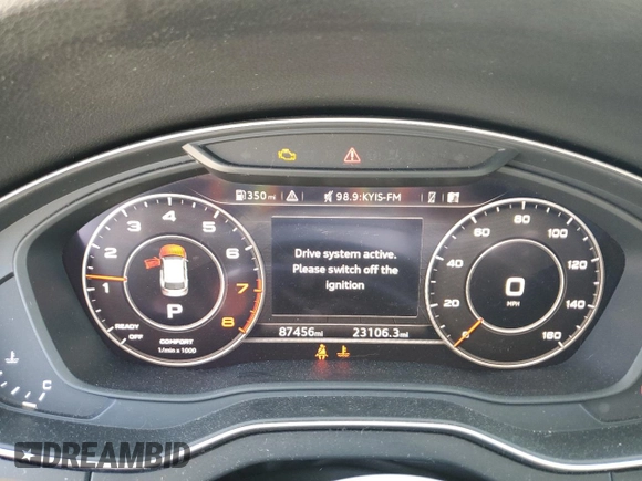 2018 Audi Q5 Premium Plus with VIN WA1BNAFYXJ2056895, listed as a Copart auction lot 52614905 with 87,456 mi miles and Salvage title. Bid and sale history available at DreamBid. Image 9.