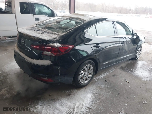 2020 Hyundai Elantra SE with VIN KMHD74LF8LU965041, listed as a IAAI auction lot 41370685 with 48,128 mi miles. Bid and sale history available at carsss.com. Image 4.