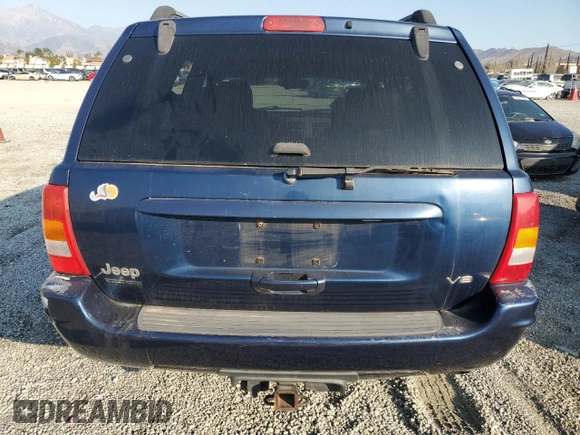 2001 Jeep Grand Cherokee Limited with VIN 1J4GW58N41C615283, listed as a Copart auction lot 44548105 with 190,952 mi miles and Salvage Title. Bid and sale history available at carsss.com. Image 6.