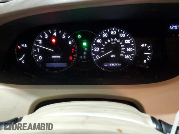 2006 Toyota Avalon XL with VIN 4T1BK36B06U078661, listed as a Copart auction lot 58355355 with 136,074 mi miles and Salvage title. Bid and sale history available at DreamBid. Image 9.