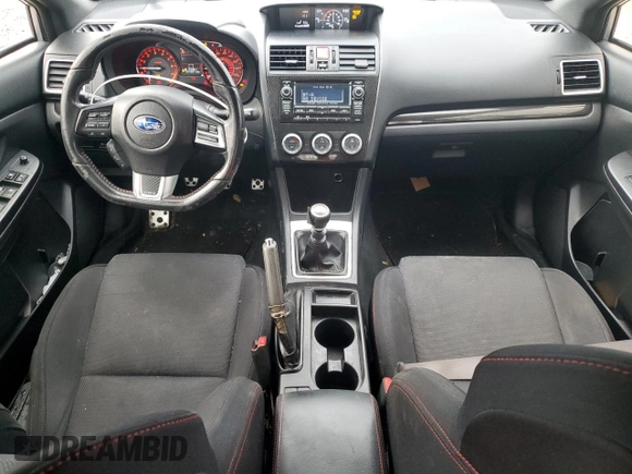 2015 Subaru WRX with VIN JF1VA1A69F9826982, listed as a Copart auction lot 43208285 with 121,221 mi miles and Salvage Title. Bid and sale history available at carsss.com. Image 8.