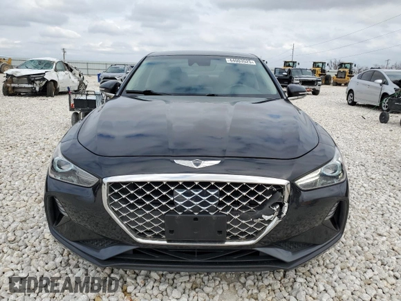 2019 Genesis G70 2.0T Sport with VIN KMTG24LA8KU038173, listed as a Copart auction lot 44003525 with 39,880 mi miles and Salvage Title. Bid and sale history available at carsss.com. Image 5.
