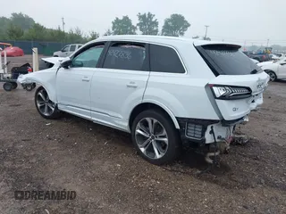 2023 Audi Q7 Premium Plus with VIN WA1LXBF72PD016514, listed as a IAAI auction lot 42422836 with 40,000 mi miles and . Bid and sale history available at DreamBid. Image 3.