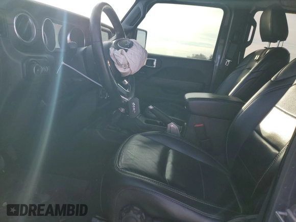 2020 Jeep Wrangler Unlimited Sahara Altitude with VIN 1C4HJXEG2LW206453, listed as a Copart auction lot 82303434 with 51,559 mi miles and Salvage title. Bid and sale history available at DreamBid. Image 7.