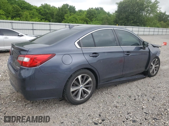 2016 Subaru Legacy Limited with VIN 4S3BNBN63G3054176, listed as a Copart auction lot 55963575 with 72,638 mi miles and Salvage title. Bid and sale history available at DreamBid. Image 3.