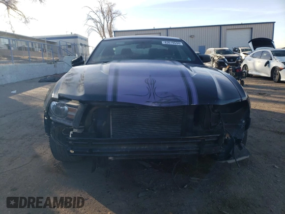2011 Ford Mustang V6 with VIN 1ZVBP8AM8B5163034, listed as a Copart auction lot 83619534 with 112,949 mi miles and Salvage title. Bid and sale history available at DreamBid. Image 5.