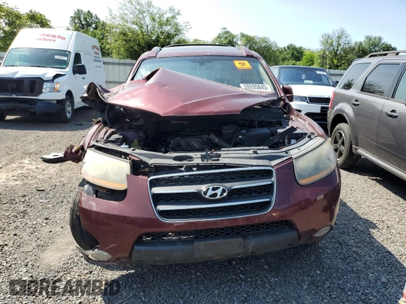 2009 Hyundai Santa Fe Limited z VIN 5NMSH73E99H275588, wystawiony jako Copart lot #59205845 z przebiegiem 142 302 mil mil oraz Szkoda całkowita • Salvage title. Historia ofert i sprzedaży dostępna na DreamBid. Obrazek 5.