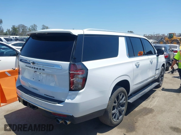 2023 Chevrolet Suburban Premier with VIN 1GNSKFKD6PR294748, listed as a IAAI auction lot 42402000 with 44,783 mi miles and . Bid and sale history available at DreamBid. Image 4.