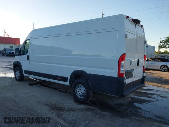 2018 Ram ProMaster Cargo with VIN 3C6URVJG6JE139744, listed as a IAAI auction lot 41852377 with 184,975 mi miles. Bid and sale history available at carsss.com. Image 3.