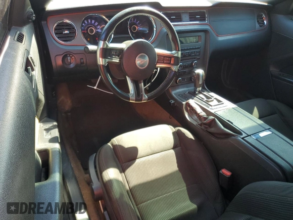 2013 Ford Mustang V6 with VIN 1ZVBP8EM4D5280445, listed as a Copart auction lot 55115015 with 191,611 mi miles and Salvage title. Bid and sale history available at DreamBid. Image 8.