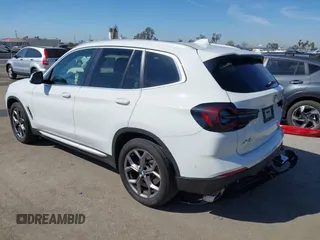 2024 BMW X3 sDrive30i with VIN 5UX43DP00R9X15423, listed as a IAAI auction lot 41866754 with 5,548 mi miles and . Bid and sale history available at DreamBid. Image 3.