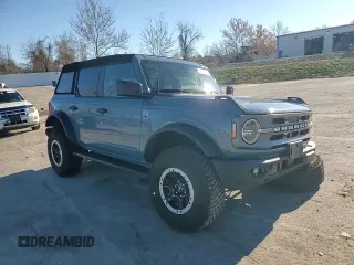 2022 Ford Bronco with VIN 1FMDE5DH5NLA97519, listed as a Copart auction lot 81093884 with 32,166 mi miles and Salvage Title. Bid and sale history available at DreamBid. Image 10.