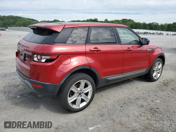 2013 Land Rover Range Rover Evoque Pure Plus with VIN SALVP2BG3DH813811, listed as a Copart auction lot 57593345 with 123,993 mi miles and Clean title. Bid and sale history available at DreamBid. Image 3.