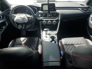 2020 Genesis G70 3.3T with VIN KMTG34LE8LU051166, listed as a Copart auction lot 70537264 with 15,304 mi miles and Salvage Title. Bid and sale history available at carsss.com. Image 8.