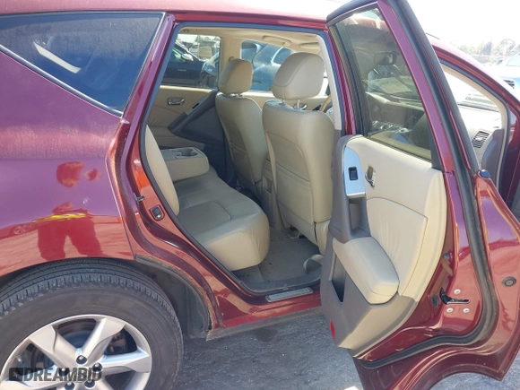2010 Nissan Murano SL with VIN JN8AZ1MW8AW127533, listed as a IAAI auction lot 41876611 with 123,539 mi miles. Bid and sale history available at carsss.com. Image 8.