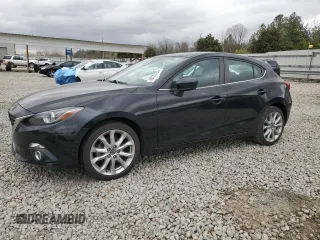 2015 Mazda 3 S Grand Touring with VIN JM1BM1M35F1226268, listed as a Copart auction lot 49725155 with 63,938 mi miles and Salvage Title. Bid and sale history available at DreamBid. Image 1.