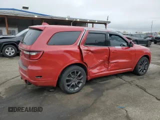 2016 Dodge Durango R/T с VIN 1C4SDJCT1GC477487, выставлен на аукционе Copart как лот 53874955 с пробегом 109 052 миль миль и Списание • Salvage title. История ставок и продаж доступна на DreamBid. Изображение 3.