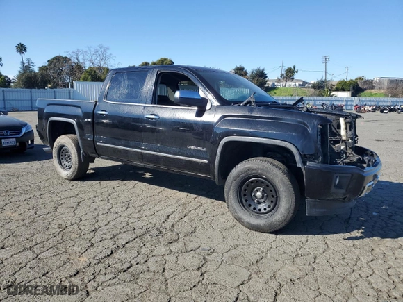 2014 GMC Sierra 1500 Denali with VIN 3GTU2WEC1EG333294, listed as a Copart auction lot 42143325 with 0 mi miles and Salvage Title. Bid and sale history available at carsss.com. Image 4.