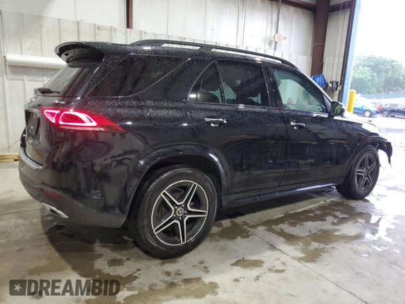 2021 Mercedes-Benz GLE 350 with VIN 4JGFB4KB6MA535372, listed as a Copart auction lot 64270015 with 63,648 mi miles and Salvage title. Bid and sale history available at DreamBid. Image 3.