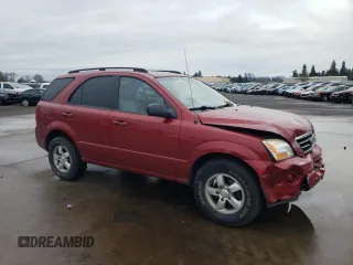 2008 Kia Sorento LX z VIN KNDJC735185839293, wystawiony jako Copart lot #45384805 z przebiegiem 187 080 mil mil oraz Szkoda całkowita • Salvage title. Historia ofert i sprzedaży dostępna na DreamBid. Obrazek 4.