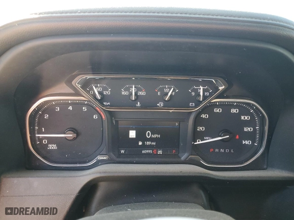 2022 GMC Sierra 1500 Limited AT4 with VIN 1GTP9EEL6NZ216779, listed as a Copart auction lot 45653445 with 60,995 mi miles and Salvage Title. Bid and sale history available at carsss.com. Image 9.