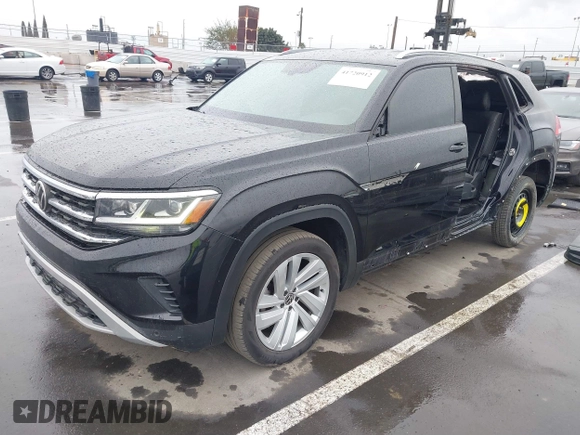 2022 Volkswagen Atlas SE z VIN 1V2WE2CA3NC203707, wystawiony jako IAAI lot #41720912 z przebiegiem 50 572 mil mil oraz . Historia ofert i sprzedaży dostępna na DreamBid. Obrazek 18.
