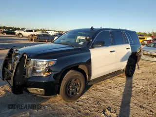 2019 Chevrolet Tahoe Commercial with VIN 1GNLCDEC1KR333554, listed as a Copart auction lot 81574464 with Not provided miles and Salvage title. Bid and sale history available at DreamBid. Image 1.
