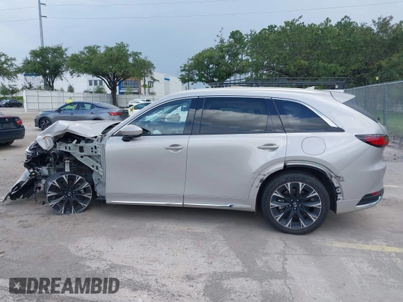 2024 Mazda CX-90 S с VIN JM3KK1HC0R1135680, выставлен на аукционе IAAI как лот 42492399 с пробегом 38 940 миль миль и . История ставок и продаж доступна на DreamBid. Изображение 15.