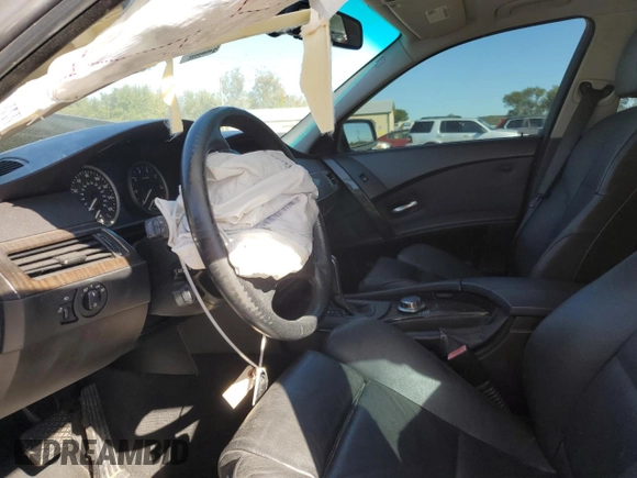 2006 BMW 5 Series 550i with VIN WBANB53546CP02671, listed as a Copart auction lot 72996534 with 124,214 mi miles and Salvage Title. Bid and sale history available at DreamBid. Image 7.