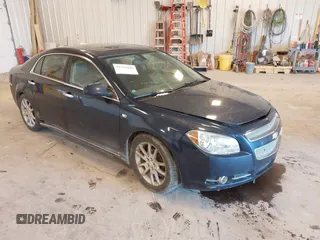 2008 Chevrolet Malibu LTZ with VIN 1G1ZK577684185525, listed as a IAAI auction lot 42223940 with 205,391 mi miles and . Bid and sale history available at DreamBid. Image 1.