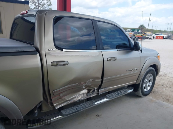 2005 Toyota Tundra SR5 with VIN 5TBET34115S494061, listed as a IAAI auction lot 42307970 with 218,034 mi miles and . Bid and sale history available at DreamBid. Image 6.