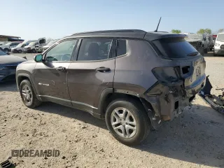 2018 Jeep Compass Sport with VIN 3C4NJCAB3JT368987, listed as a Copart auction lot 50215885 with 77,693 mi miles and Salvage Title. Bid and sale history available at carsss.com. Image 2.