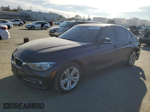 2016 BMW 3 Series 328i with VIN WBA8E9G5XGNT47792, listed as a Copart auction lot 47318495 with 83,946 mi miles and Salvage Title. Bid and sale history available at carsss.com. Image 1.